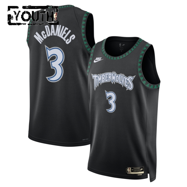 Minnesota Timberwolves Trikot Jaden Mcdaniels Nike 2025-26 Classic Edition Schwarz Swingman - Kinder Minnesota Timberwolves Trikot Jaden Mcdaniels Nike 2025-26 Classic Edition Schwarz Swingman - Kinder